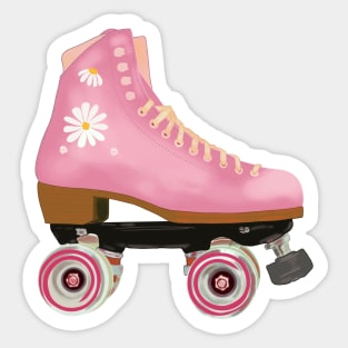 Pink Pastel rollers Sticker